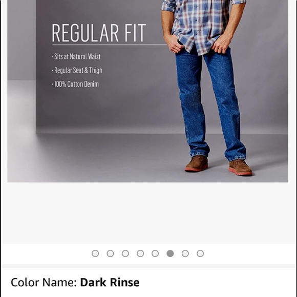 NWT WRANGLER AUTHENTICS MENS REGULAR FIT JEANS - Picture 6 of 9